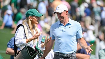 Rory McIlroy and wife, Erica.