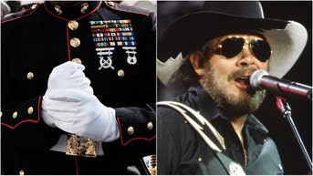 Marine Jackson Perkins pulled off an incredible performance of "Family Tradition" during the 250th celebration of the Marine Corps. Watch a video of his performance. (Photo by Tim Mosenfelder/Getty Images and Photo by Spencer Platt/Getty Images)