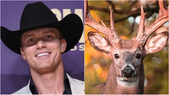 Country singer Parker McCollum killed a massive whitetail buck. Check out photos of the deer. What are the reactions? (Credit: Getty Images Creatives and Photo by Omar Vega/Getty Images)