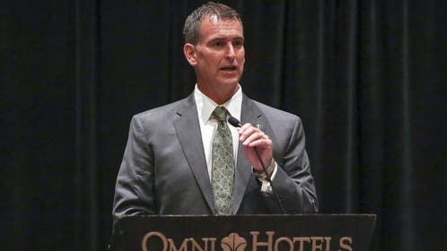 Baylor AD and CFP Chair Mack Rhoades is under investigation for alleged sideline altercation with a player and coach. (Mandatory Credit: Kevin Jairaj-USA TODAY Sports)