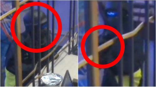 Las Vegas police released footage of the The Rampart Casino being robbed by a man with a rifle. What are the details of the case. Watch footage of the robbery. (Credit: Las Vegas Metropolitan Police Department)