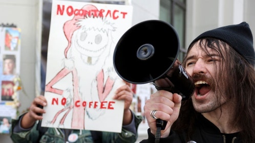 Well, it's here. The Starbucks Red Cup Rebellion is underway at locations around the country. 