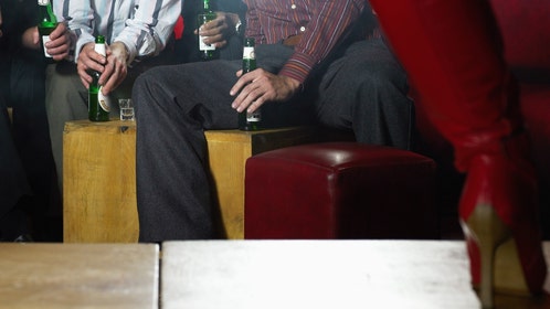 strip club bachelor party girlfriend upset