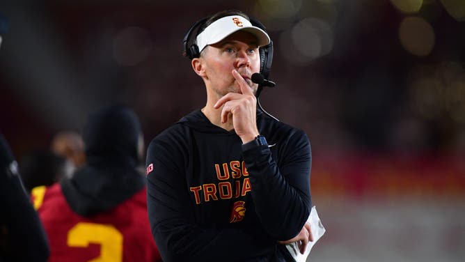 USC Trojans head coach Lincoln Riley
