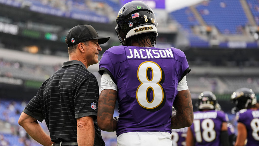 John Harbaugh Fires Back At Report Claiming He's "Tired" Of Lamar Jackson