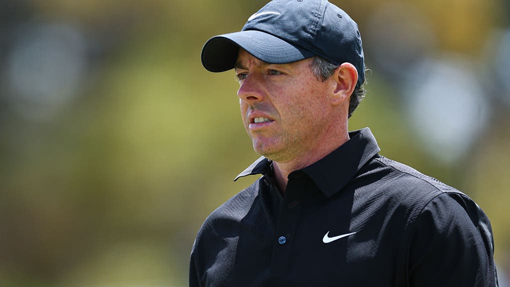 Rory McIlroy looking down the fairway