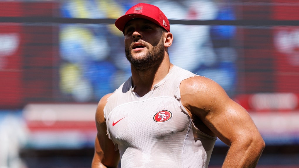 Nick Bosa and his new model girlfriend Ella Ailiff