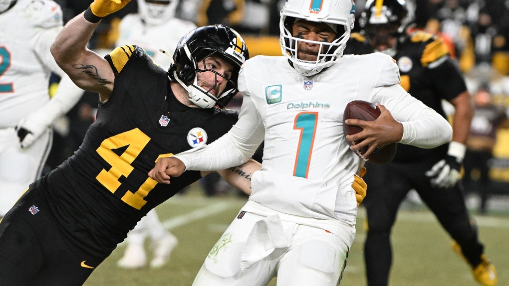 Tua Tagovailoa against the Steelers