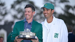 Rory McIlroy and his caddie, Harry Diamond.