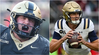 Army and Navy will both wear incredible uniforms for the 2025 rivalry game. What do the uniforms represent? When and where is the game? (Photo by Terence Lewis/Icon Sportswire via Getty Images and Photo by Edward Diller/Getty Images)
