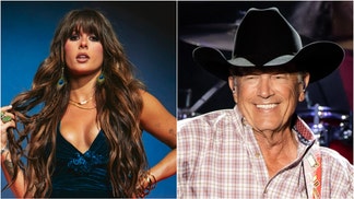 Ella Langley is going viral with an awesome cover of a George Strait song. (Photo by: Catherine Powell/NBC via Getty Images and Photo by Rich Fury/Getty Images)