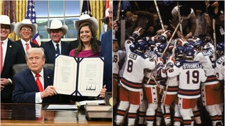 President Trump and the Miracle on Ice team