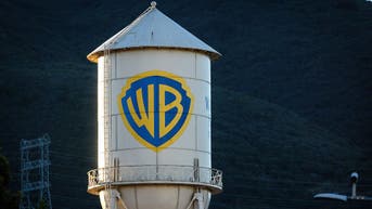 The Warner Bros. Studios watertower before the purchase by Netflix