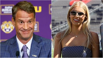 Lane Kiffin's daughter Landry posted a TikTok video subtly targeting online rumors about her the LSU coach. What did she post? What are the rumors? (Photo by Justin Ford/Getty Images and Photo by Tyler Kaufman/Getty Images)