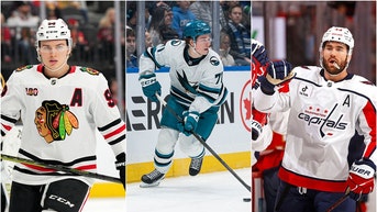 Connor Bedard, Macklin Celebrini, and Tom Wilson