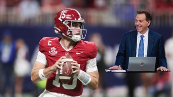 Ty Simpson and Nick Saban