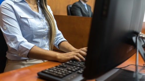 Deputy fired for oral sex in courtroom with court clerk while on duty