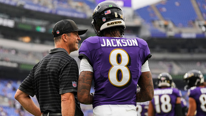 John Harbaugh Fires Back At Report Claiming He's "Tired" Of Lamar Jackson