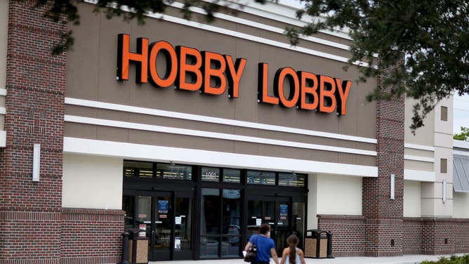 Naked man inside a Florida Hobby Lobby