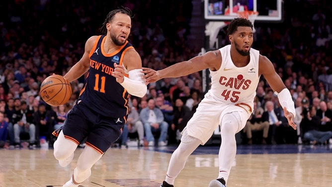 The New York Knicks host the Cleveland Cavaliers at Madison Square Garden as part of a five-game NBA Christmas 2025 card. (Photo credit: Brad Penner-Imagn Images)