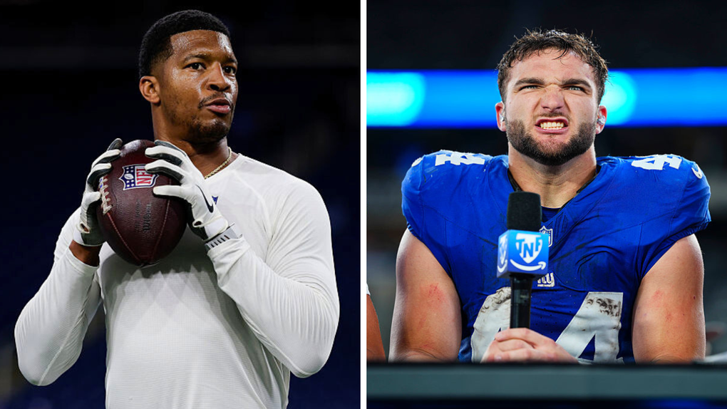 Jameis Winston Describing 'Crazy A**' Cam Skattebo Is Must-See TV