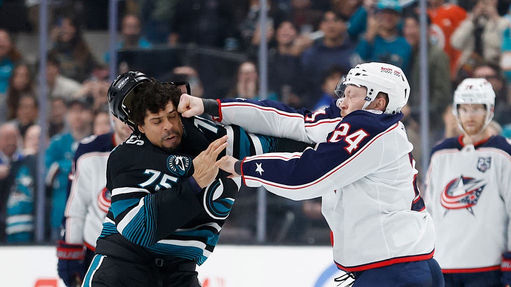 Ryan Reaves and Mathieu Olivier