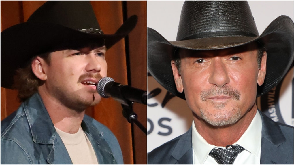 Morgan Wallen, Hardy, Tim McGraw And Eric Church teamed up for the new country music song "McArthur." Listen to the song. What is the song about? What are the reactions? (Photo by Danielle Del Valle/Getty Images and Photo by Mike Coppola/Getty Images for The T.J. Martell Foundation)