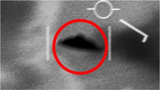An unknown aircraft was caught on thermal imaging near Area 51. The aircraft is triangular. What is it? What does the photo look like look? (Credit: Getty Images Creatives)
