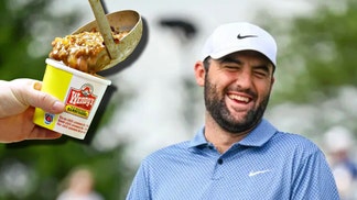 Scottie Scheffler laughing