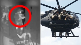 The United States seized two more oil tankers. (Credit: U.S. government footage/declassified/public domain and Photo by Brian Blanco/Getty Images)