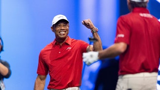 Tiger Woods at at TGL match