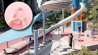 Boston slide and bottle of baby oil