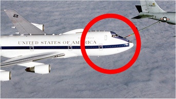 A video appears to show an E-4B Nightwatch – a doomsday plane – landing at LAX in California. What is the doomsday plane? What are its capabilities? (Photo by USAF via Getty Images)