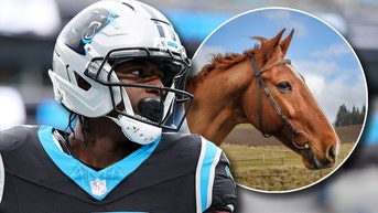 Xavier Legette and horse