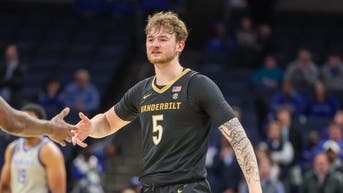 Vanderbilt Commodores guard Tyler Nickel during a game against the Memphis Tigers.