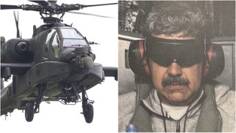 Venezuela combat footage. (Handout from Truth Social via Getty Images and Getty Images Creatives)