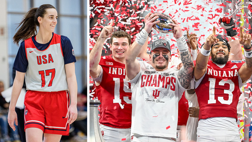 Caitlin Clark Throws Full Support Behind Indiana Football