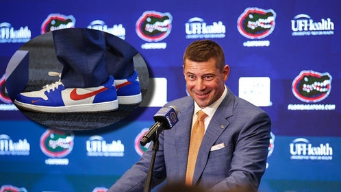 Florida Gators football coach John Sumrall