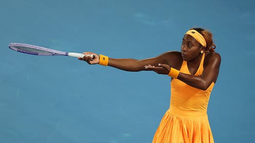 Coco Gauff at the Australian Open