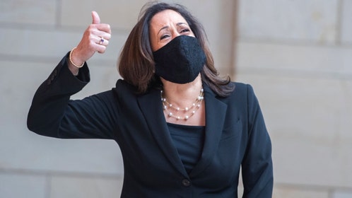 Kamala Harris, who was VP of the most grotesque administration in this nation's history, is now fake-mad at Donald Trump for flipping the bird.