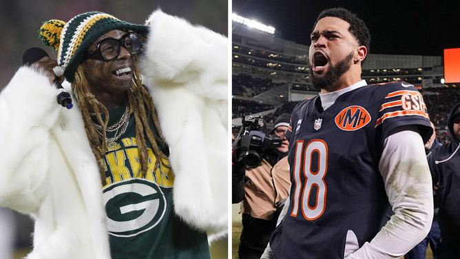 Caleb Williams & Lil Wayne Call A Truce After Rapper's Bears-Packers Meltdown