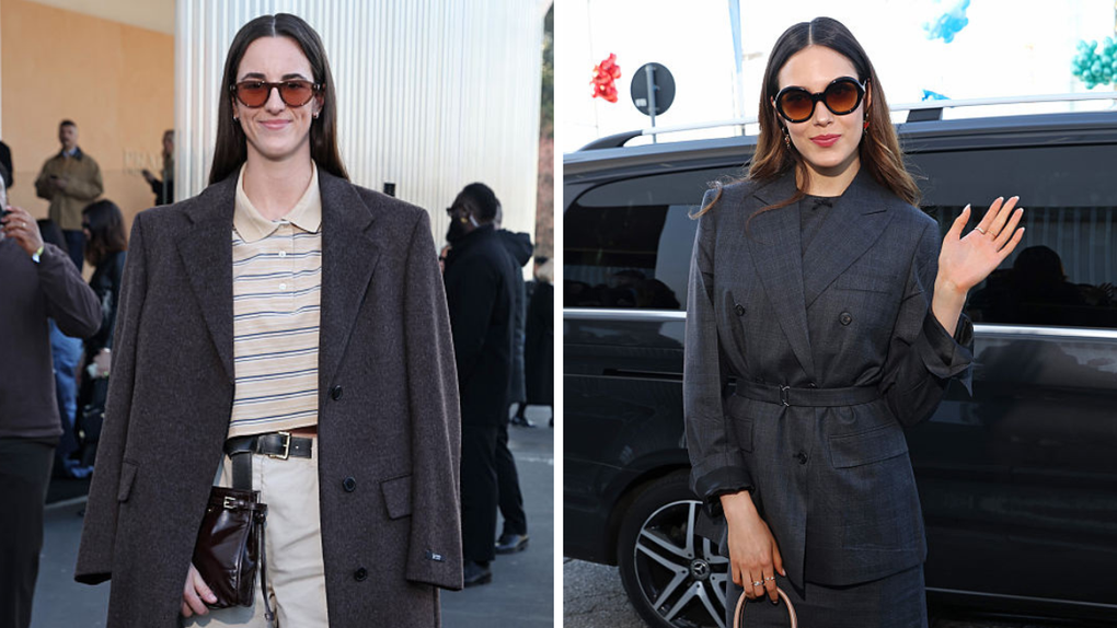 Caitlin Clark Links Up With Eileen Gu At Milan Fashion Week