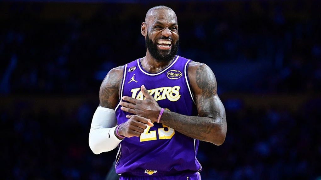 LeBron James flopping like a fish at 41 is impressive. 