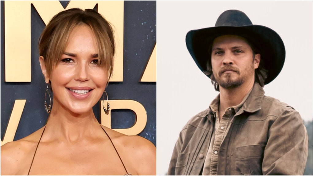"Marshals" actress Arielle Kebbel teased that many popular country singers will appear on the "Yellowstone" spinoff. What did she say? Watch a video of her comments. When does the show premiere? (Photo by Emma McIntyre/Getty Images and Paramount+)