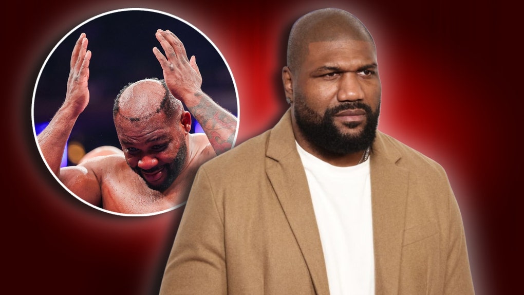 Jarrell Miller and Quinton 'Rampage' Jackson