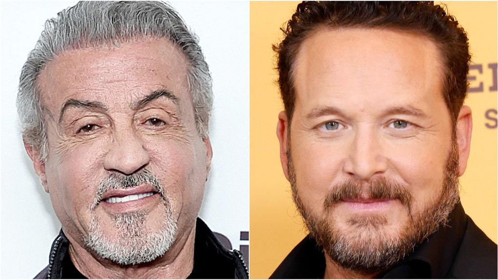 Sylvester Stallone and "Yellowstone" star Cole Hauser are teaming up for the new TV series "Blood Aces." The series focuses on Benny Binion, and is based on the book "Blood Aces: The Wild Ride of Benny Binion, the Texas Gangster Who Created Vegas Poker." (Photo by Taylor Hill/FilmMagic via Getty Images and Photo by Jamie McCarthy/Getty Images)