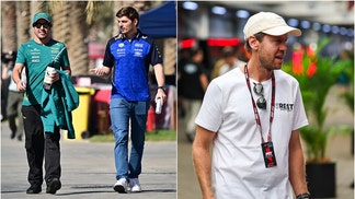 Fernando Alonso, Max Verstappen, Sebastian Vettel