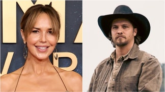 "Marshals" actress Arielle Kebbel teased that many popular country singers will appear on the "Yellowstone" spinoff. What did she say? Watch a video of her comments. When does the show premiere? (Photo by Emma McIntyre/Getty Images and Paramount+)