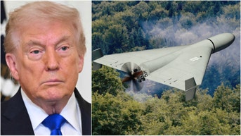 Donald Trump, attack drones (Photo by SAUL LOEB / AFP via Getty Images and Getty Images Creatives)