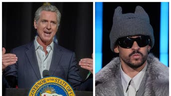 Gavin Newsom and Bad Bunny